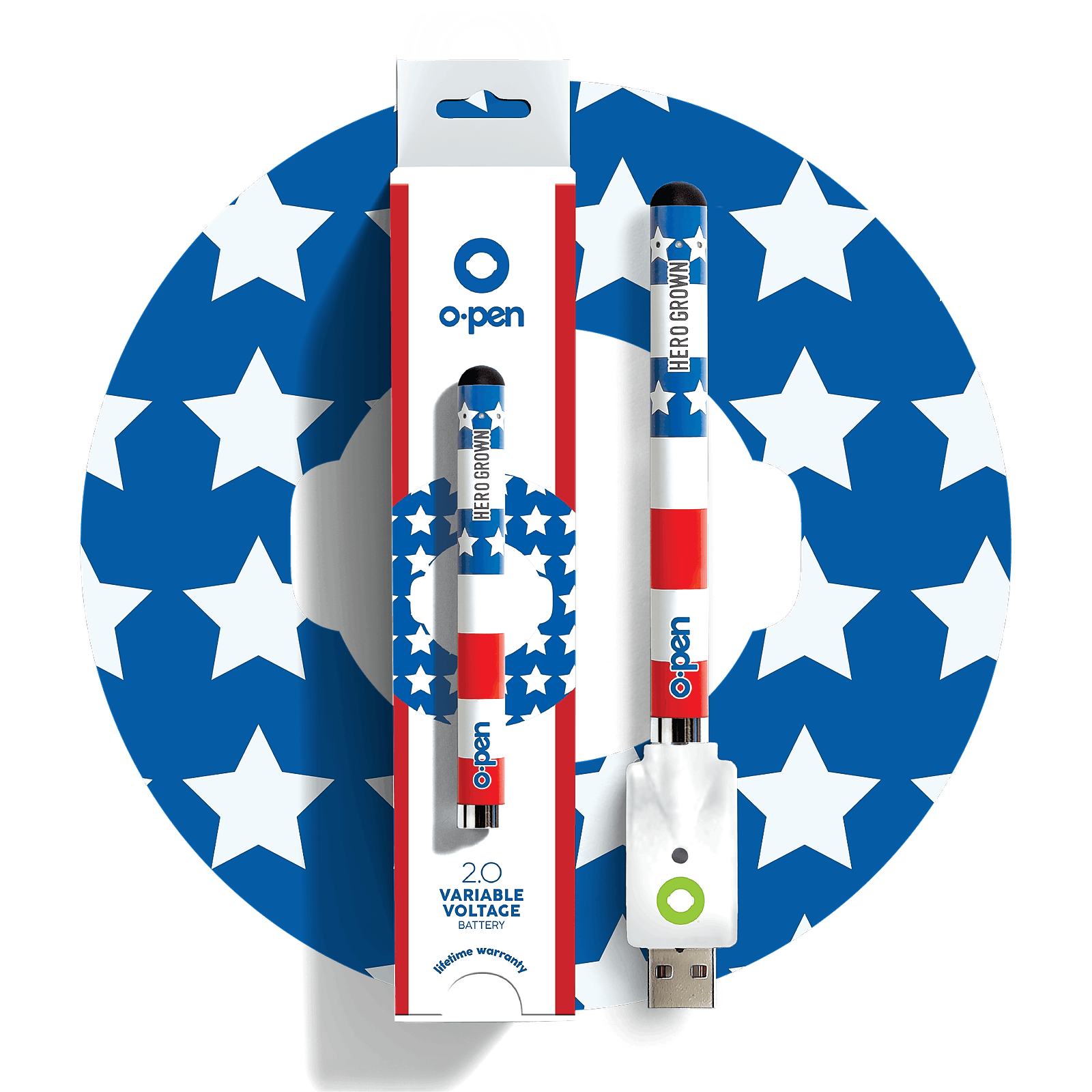 O.Pen 4: Battery (American Flag)